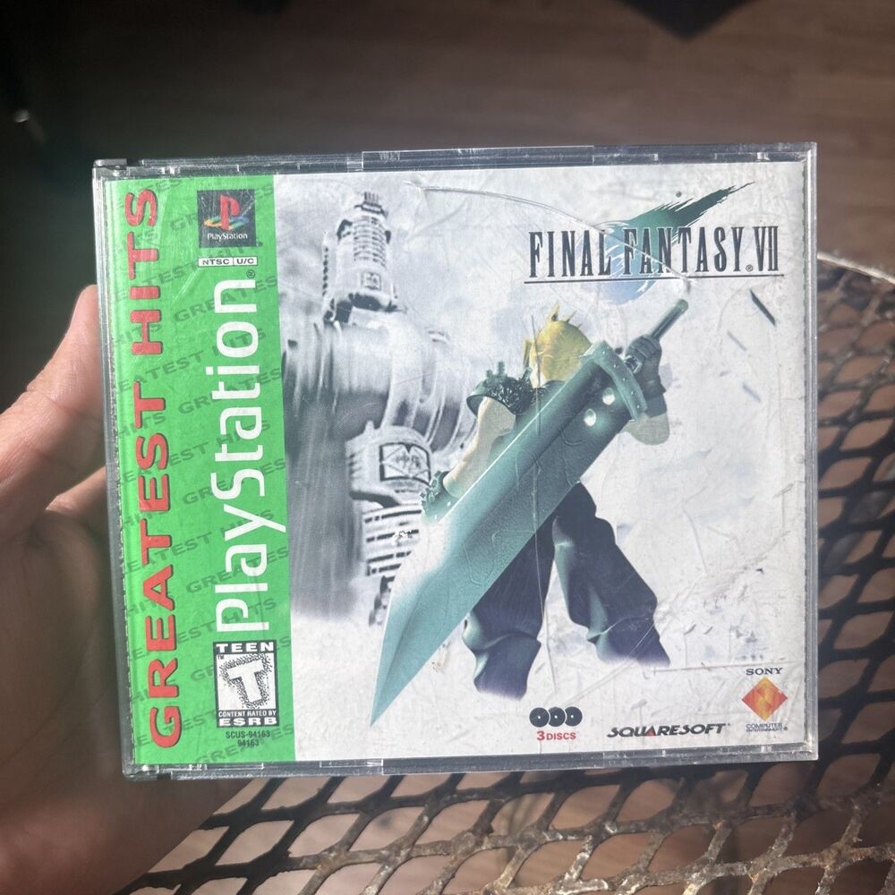 Final Fantasy VII Greatest Hits (PlayStation 1, 1997) Missing Manual